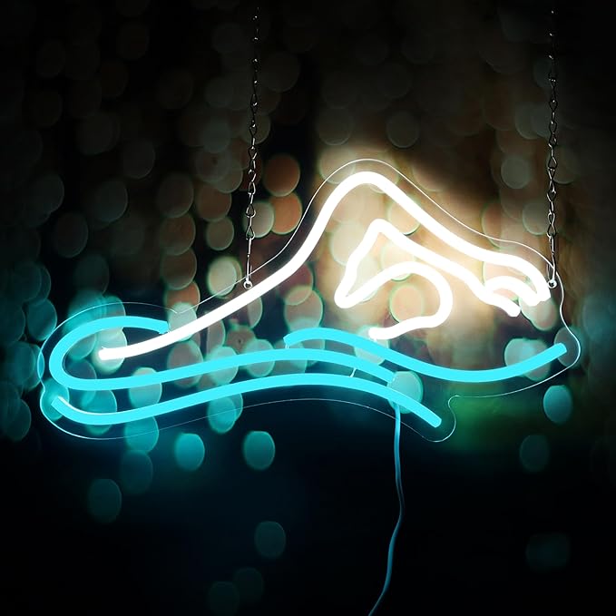 Man Swim Neon Sign For Swimming Pool Club Wall Sign Decor Teen Boy Sports Gifts Man Cave Game Room Bar Pub 16.5"×8.7"-FlexoryFit