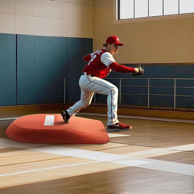 VEVOR Pitching Mound, Baseball Game Mound, Indoor/Outdoor Pitching Practice and Training Equipment, Softball Pitching Aids with Antifade Turf and Pitching Rubber
