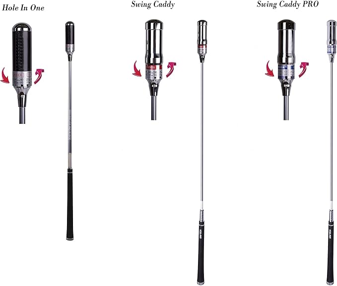 Hole in One: Golf Swing Trainer Patented for Distance, Rhythm, Tempo, Accuracy & Warmup-FlexoryFit