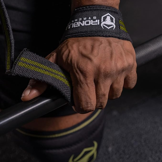 Lifting Wrist Straps for Weightlifting (1 Pair) – Padded Lifting Straps for Deadlifts, Powerlifting, Strength Training & Bodybuilding – Gym Straps for Men & Women-FlexoryFit