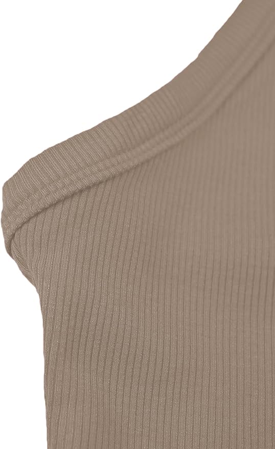 iGENJUN Workout Tops for Women Racerback Basic Tank Summer 2025 Camisole V Neck Slim Fit Ribbed Sleeveless-FlexoryFit