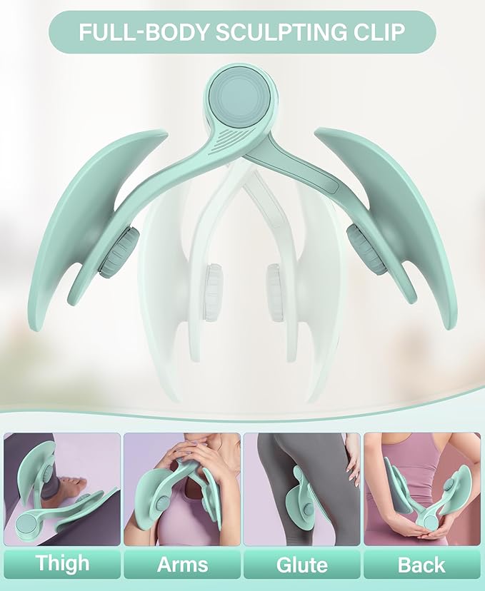 Hip Trainer Kegel Exerciser, Pelvic Floor Trainer, Kegel Trainer for Postpartum Rehabilitation, Trimmer Inner Thigh, Thigh Toner Workout-FlexoryFit