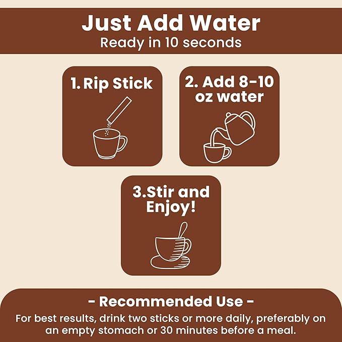 Javita Burn + Control Instant Coffee w Weight Management Herbs: Garcinia Cambogia & Yerba Mate - Slim Coffee with Help of Exercise, Keto Coffee for Diet Support, 1 box - 24 (4.55g) Sticks-FlexoryFit