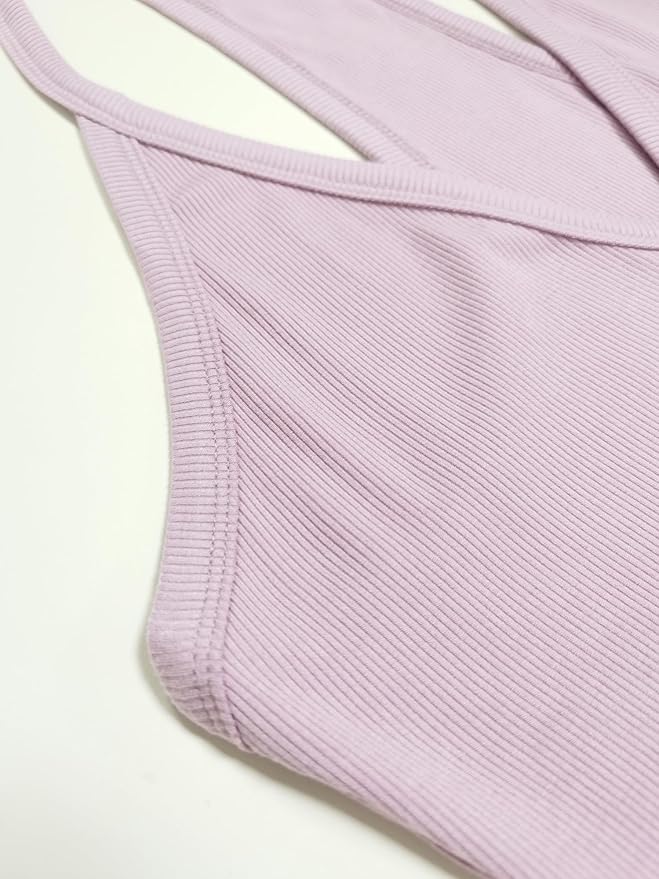 iGENJUN Workout Tops for Women Racerback Basic Tank Summer 2025 Camisole V Neck Slim Fit Ribbed Sleeveless-FlexoryFit