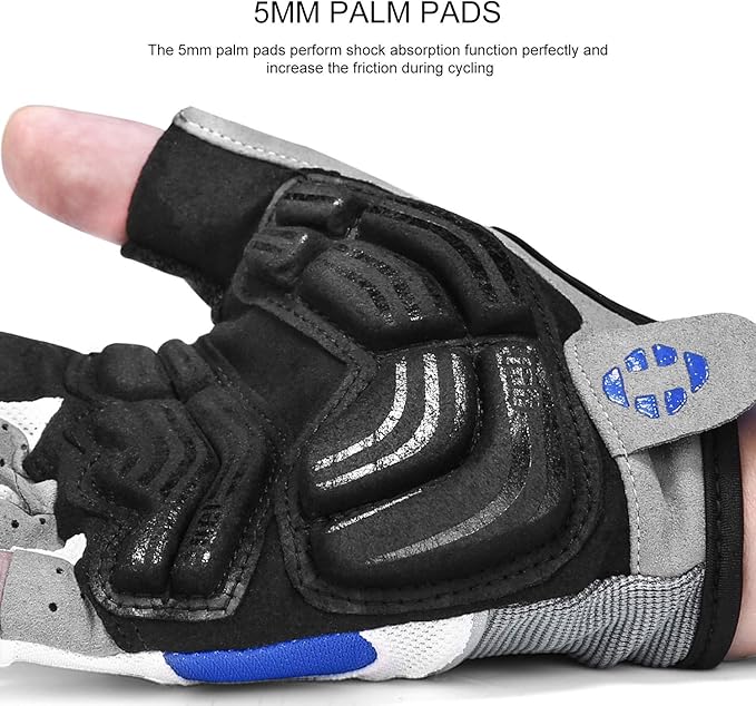 INBIKE 5mm Padded Half Finger Bike Bicycle Cycling Gloves-FlexoryFit