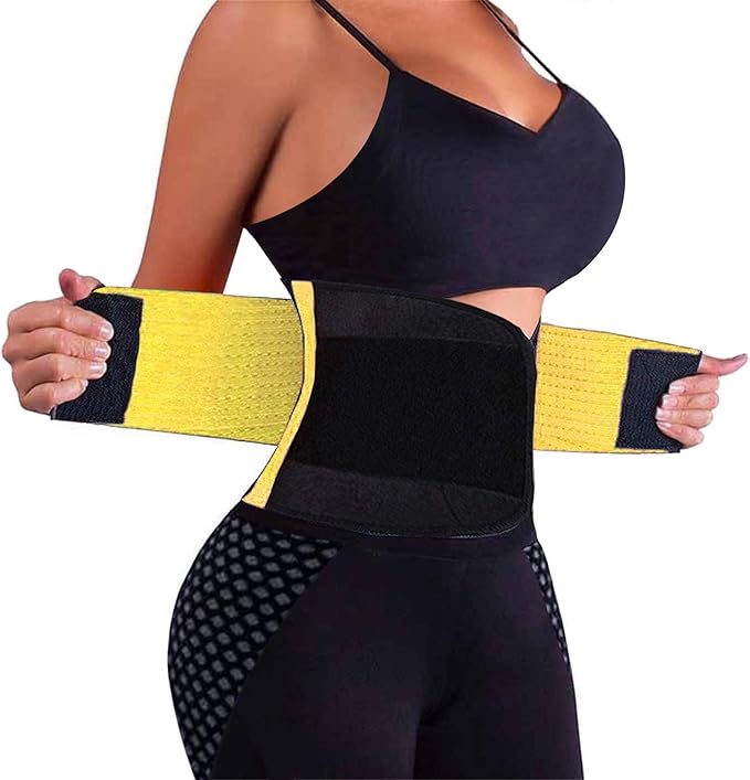 VENUZOR Waist Trainer Belt for Women - Waist Cincher Trimmer - Slimming Body Shaper Belt - Sport Girdle Belt (UP Graded)-FlexoryFit