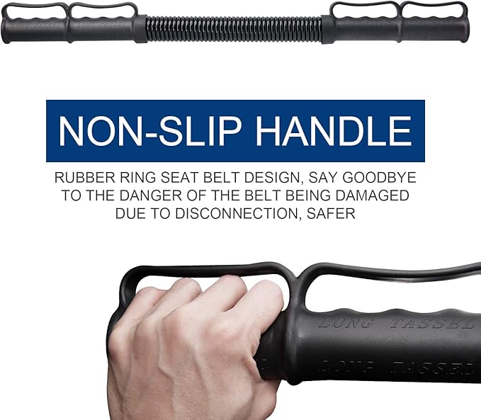 INNOLIFE Power Twister Bar, Adjustable Chest Expander, Upper Body Exercise Equipment for Chest Workout, Shoulder, Forearm, Bicep and Arm Strengthening Workout Equipment-FlexoryFit