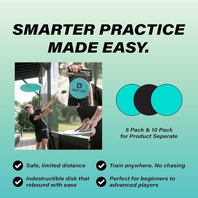 Swing Disk Baseball Swing Trainer, Baseball Hitting Trainer Disks for Improving Baseball Swing, Baseball Training Equipment to Analyze Swing and Improve Batting Mechanics