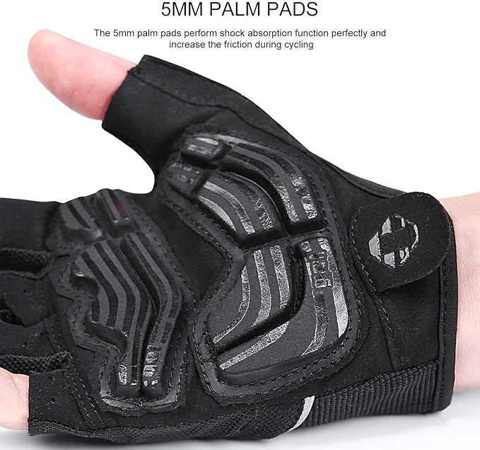 INBIKE 5mm Padded Half Finger Bike Bicycle Cycling Gloves-FlexoryFit
