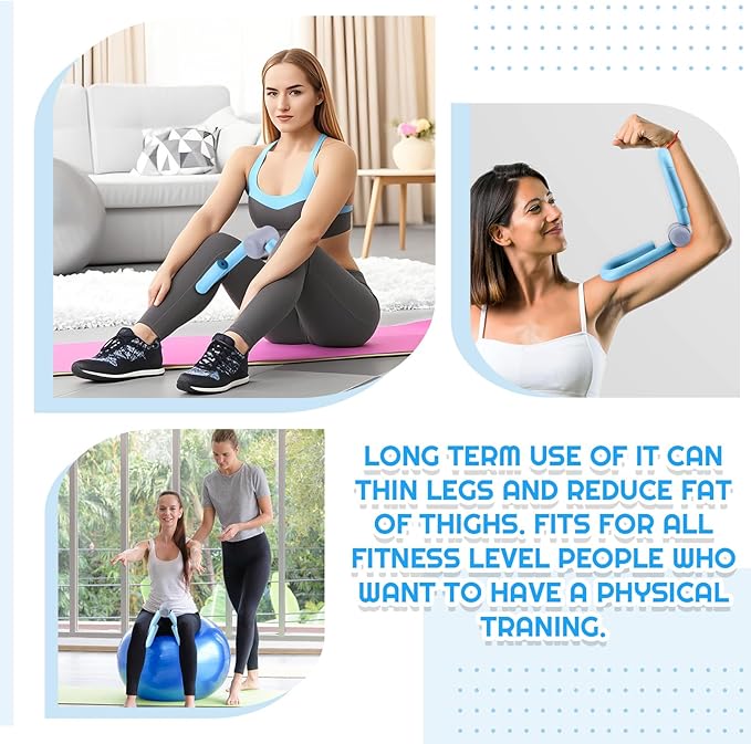6 Pcs Fitness Resistance Exercise Bands 6 Tube Pedal Puller Resistance Band Set for Women Weight Loss Thigh Training Workout Equipment Elastic Arms Abdomen Shoulder Waist Leg Beginners Yoga-FlexoryFit