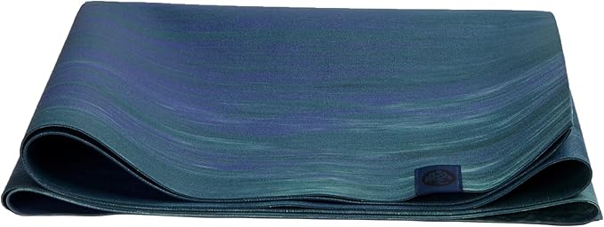 Manduka eKO SuperLite Yoga Mat - 1.5mm Natural Rubber | Foldable & Travel Friendly | Soft Textured Surface | Eco-friendly-FlexoryFit