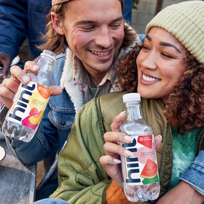 Hint Flavored Bottled Water, 3-Flavor Mega Variety Pack - Purified Water Beverages with Zero Calories, Natural Flavors, and Sugar Free - 16 Fl Oz (Pack of 18)-FlexoryFit