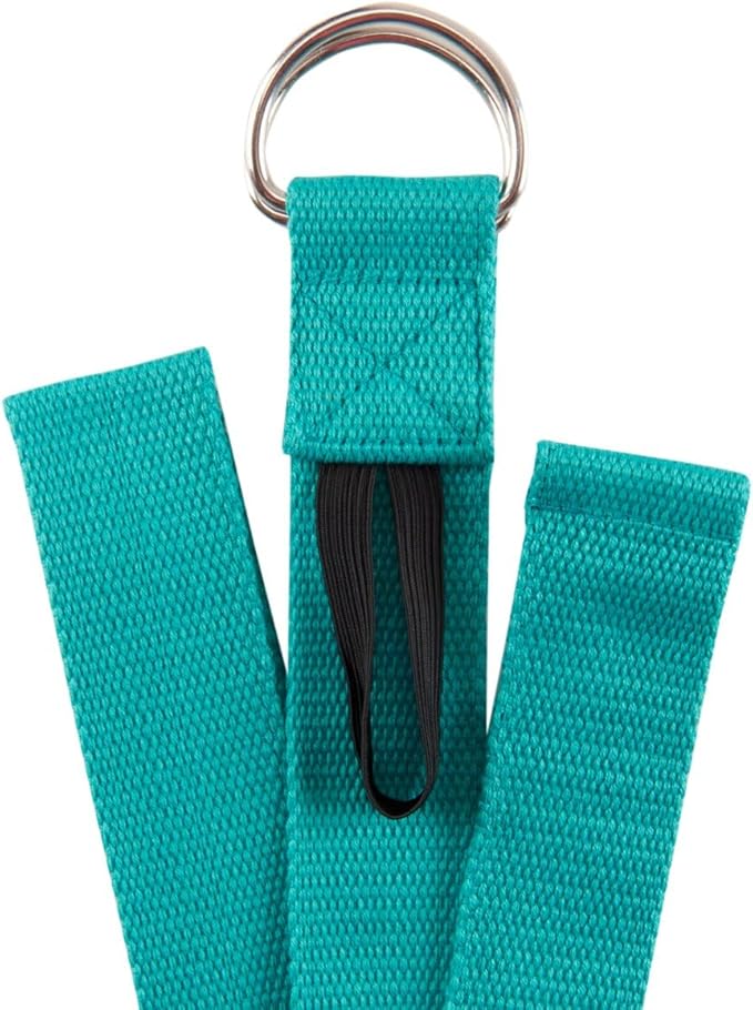 Everyday Yoga Super Strong Strap with Metal D-ring Buckle - Improve Flexibility, Stretching, and Physical Therapy Fitness.-FlexoryFit