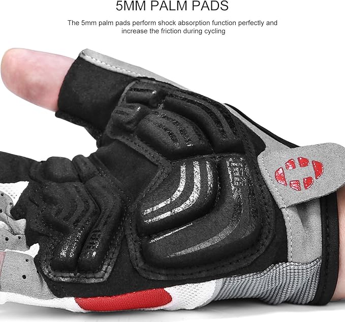 INBIKE 5mm Padded Half Finger Bike Bicycle Cycling Gloves-FlexoryFit