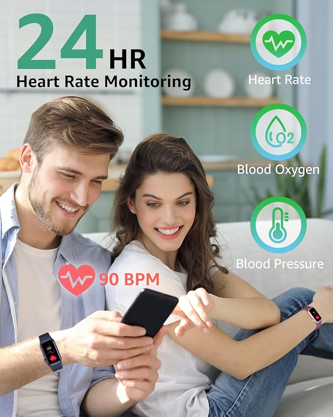IMFRCHCS Fitness Tracker,Smart Watch with 1.47" Touch Display,137+Sport Modes Fitness Watch with Heart Rate Sleep Monitor, Step Counter,IP68 Waterproof Activity Trackers for Women Men-FlexoryFit