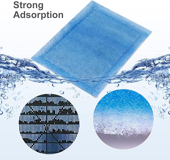 12Pcs Aquarium Filter Cartridges, Aquarium Filter, Fish Tank Filters Replacement for Aqua-Tech 10-20 Gallon Power Filter, AquaTech EZ-Change#2