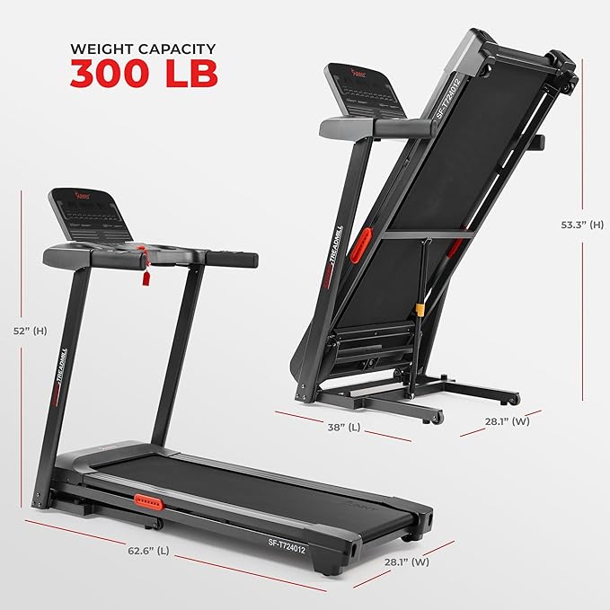 Sunny Health & Fitness Smart Wi-Fi Treadmills-FlexoryFit