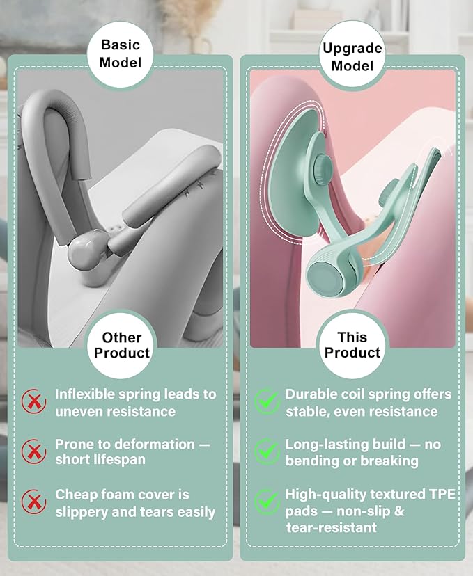 Hip Trainer Kegel Exerciser, Pelvic Floor Trainer, Kegel Trainer for Postpartum Rehabilitation, Trimmer Inner Thigh, Thigh Toner Workout-FlexoryFit