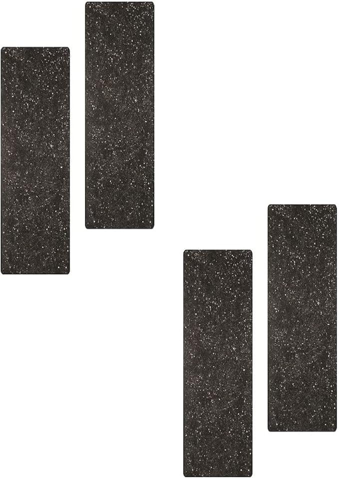 CFS – Pack of 4, Carbon Pre-Filters B for Air Purifiers compatible with HHT-090, HHT-011, HHT-145, HPA-050, HPA-150, HPA-050-TGT, HPA-150-TGT Models – Charcoal Air Filter Sheet – Black