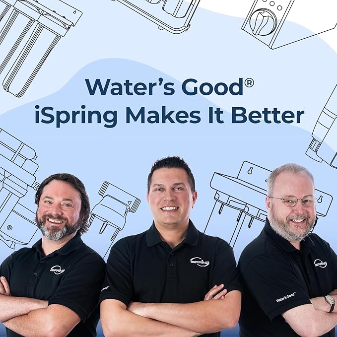 iSpring SF2S 33 Stage Universal Shower Filter with Replaceable Filter, Water Softener Shower Head Filter, Vitamin C for Hard Water, Removes 99% of Chlorine, Hydrogen Sulfide and Heavy Metals