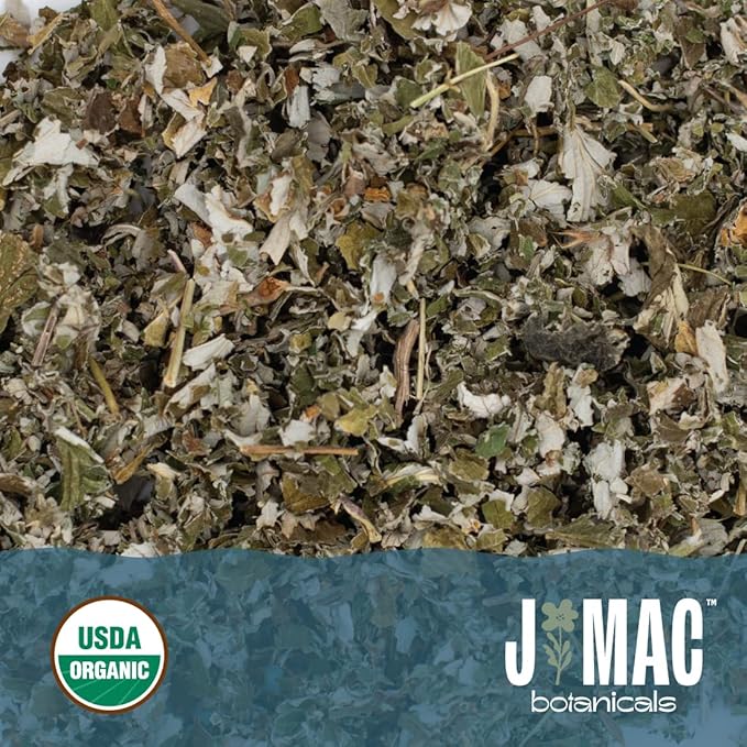 J Mac Botanicals Organic Raspberry Leaves, loose leaf tea 4 ounce-FlexoryFit