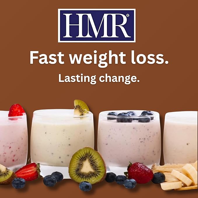 HMR 120 Shake Meal Replacement Powder | Chocolate Shake Mix to Support Healthy Weight Loss | 12g of Protein | Nutritional Drink | Low Calorie Food | 2 Pack (choc/choc), 12 Servings Each-FlexoryFit
