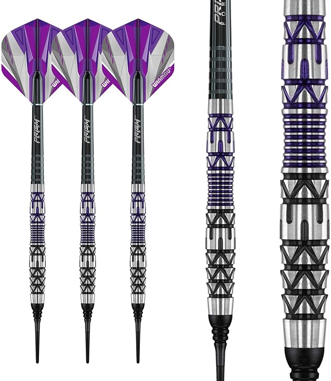 Winmau Simon Whitlock Dynamic Special Edition Tungsten Darts Set with Flights and Stems (Shafts)
