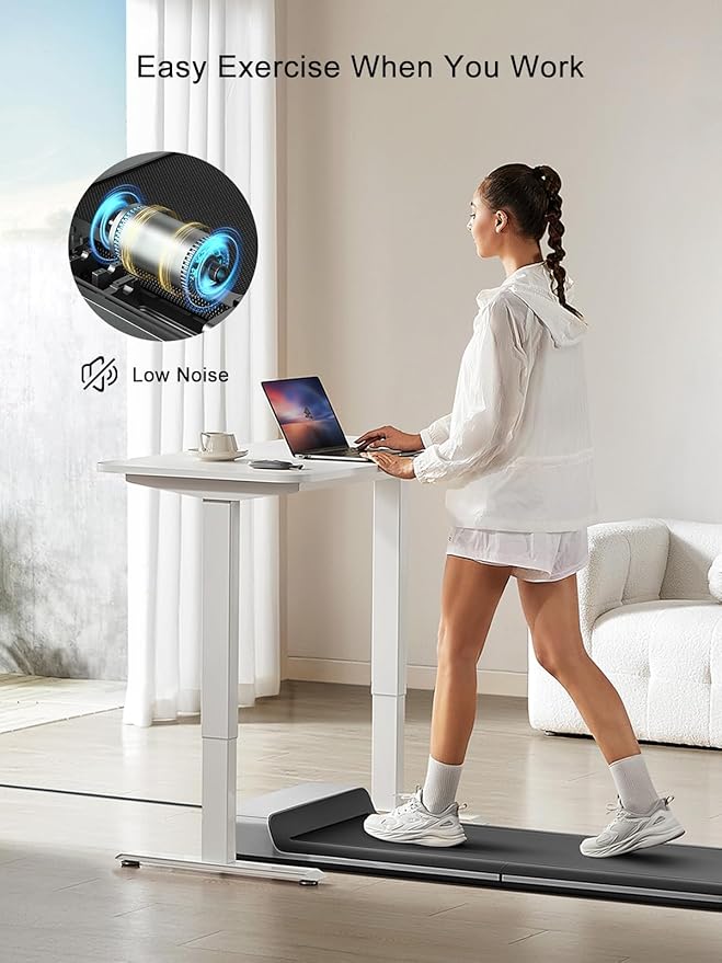 WALKINGPAD Foldable Walking Pad Treadmill for Home Office, Under Desk Treadmill with Adaptive Speed Control, Compact Design for Small Spaces, No Assembly Needed