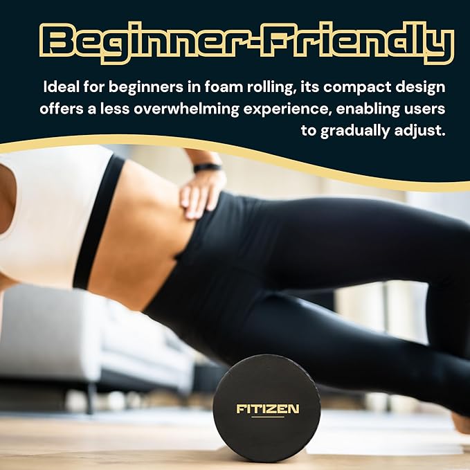 FitNation Foam Roller – High-Density Foam Muscle Roller – Textured Foam Rollers for Muscle Massage, Stretching, Pilates, Yoga-FlexoryFit