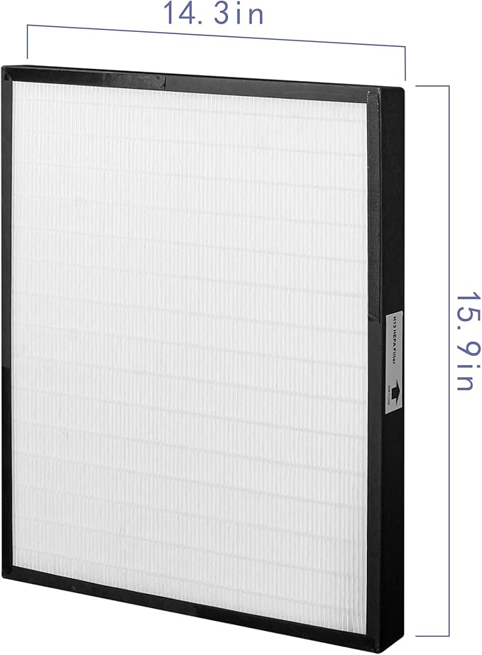 30940 Replacement Filter Compatible with Hunter Air Purifier, fits 30210 30214 30215 30216 30225 30244 30245 30260 30398 30400 30401 30402 30525 36260 36395 37225, 1 HEPA Filter + 4 Prefilter