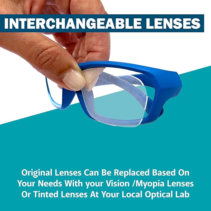 BLUE CUT Sports Protection Goggles, Anti-Fog Lenses Safety Glasses for Basketball, Pickleball and All Outdoor Sports