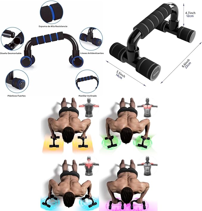Ab Roller Wheel, Abdominal Wheel for Abdominal Exercise Machine, Arespark Home Gym Equipment for Core Workout, No Noise Ab Roller Exercise Equipment with Knee Mat and Foam Handle-FlexoryFit