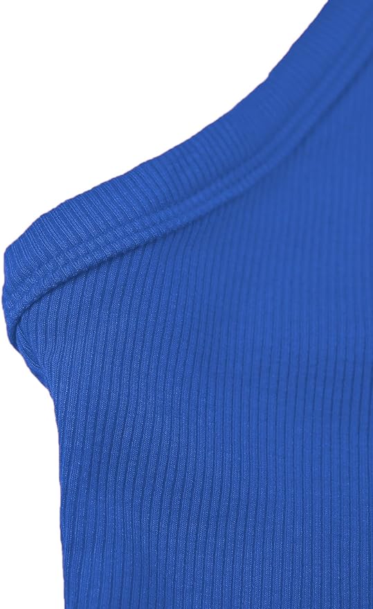 iGENJUN Workout Tops for Women Racerback Basic Tank Summer 2025 Camisole V Neck Slim Fit Ribbed Sleeveless-FlexoryFit