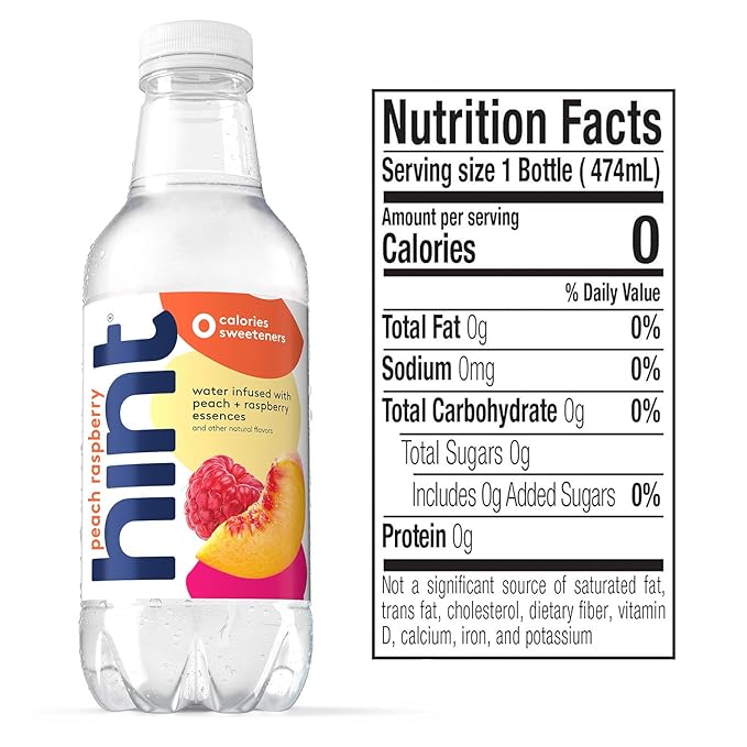 Hint Flavored Bottled Water, 3-Flavor Mega Variety Pack - Purified Water Beverages with Zero Calories, Natural Flavors, and Sugar Free - 16 Fl Oz (Pack of 18)-FlexoryFit