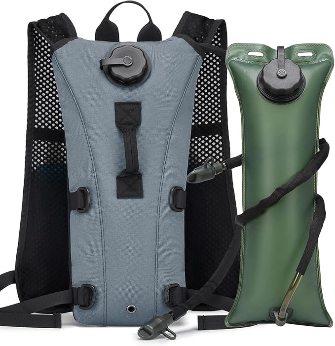 ATBP Running Hydration Vest Pack Tactical 3L Water Bladder Backpack Bag for Cycling Marathon Hiking Daypack Men & Women-FlexoryFit
