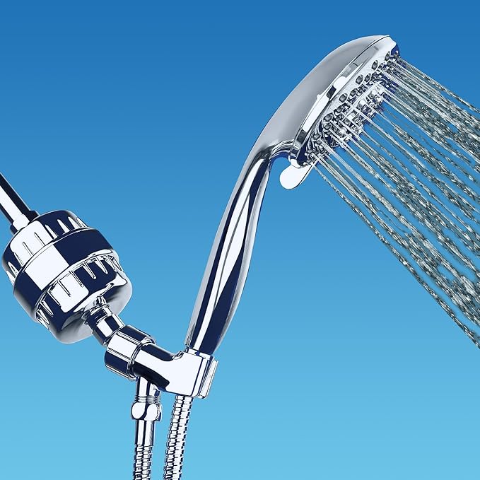 AquaBliss Replacement Multi-Stage Shower Filter Cartridge - Longest Lasting High Output Universal Shower Filter Reduces Chlorine & Toxins in SF220 or SF100. 1-Pack (SFC220)