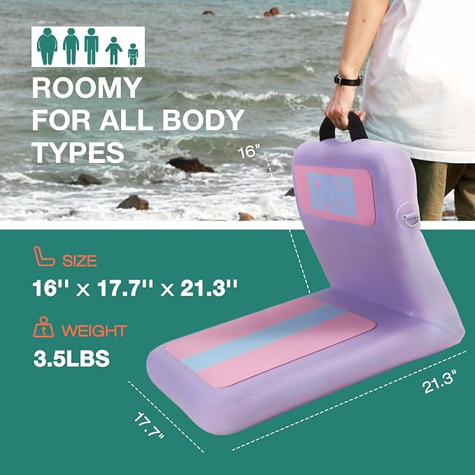 Niphean(Ultra-Light)Inflatable Paddle Board with (Beginner Friendly) StabilTrac Fin and Durable SUP Accessories, 10' Stand Up Paddle Boards for Adults & Youth, Versatile Yoga Paddle Board, Gift Ideas