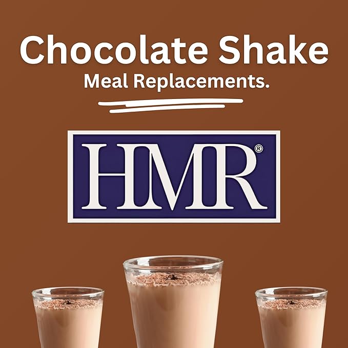 HMR 70 Plus Chocolate Shake & Pudding Mix | Meal Replacement Powder | Lactose-Free | 15g Protein | Supports Healthy Weight Loss | Easy to Make | Low Calorie | 21 Single Serving Packets-FlexoryFit