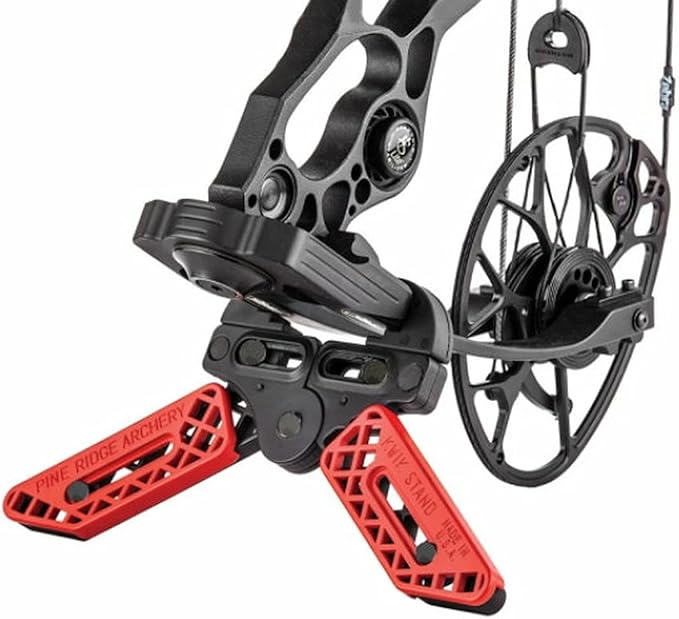 Pine Ridge Archery Kwik Stand Bow Support, Fit on Most Bow Limbs, Perfect for Ground or Box Blind Hunting