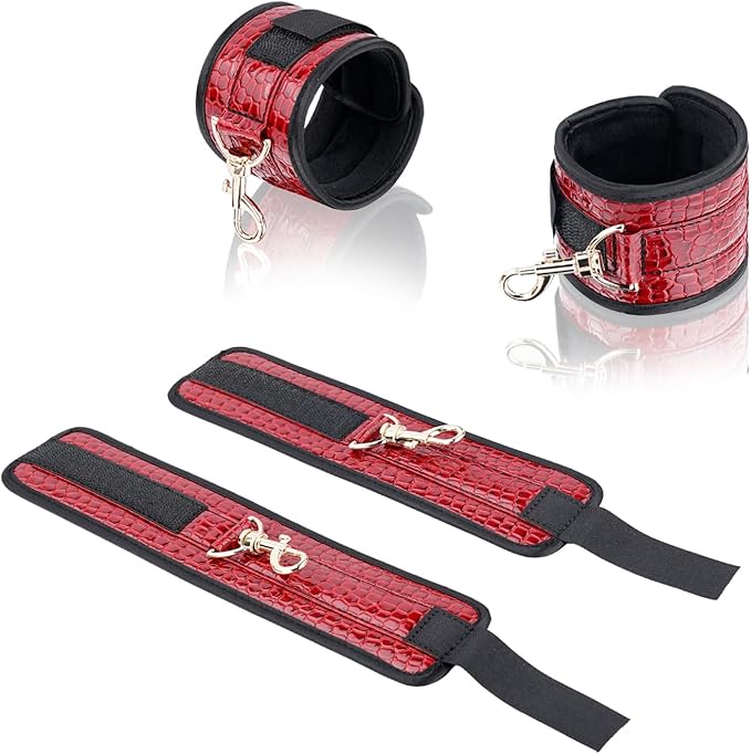 6pcs Black PU Adjustable Straps Sports Training Fitness Gear Home Yoga Set-FlexoryFit