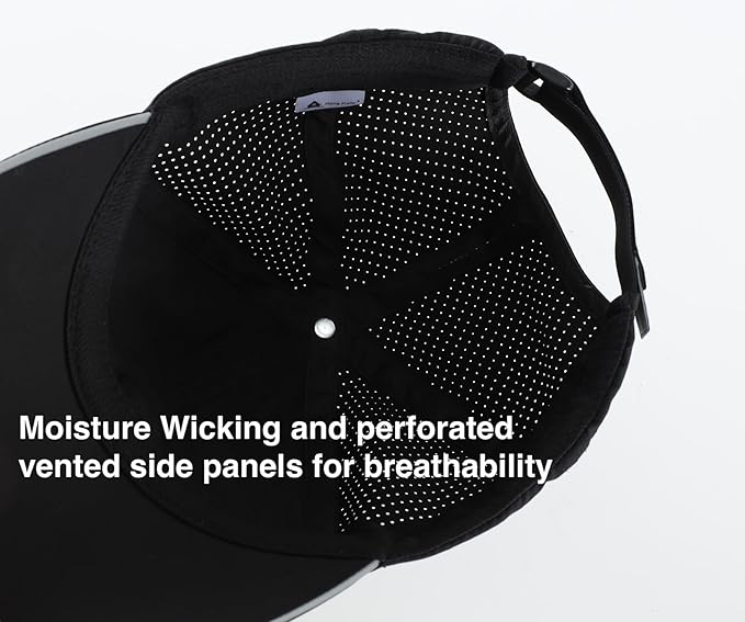 Home Prefer Reflective Water Repellent Quick Dry Airy UPF50+ Sun Hat for Men Women Outdoor Sports Baseball Caps Unisex-FlexoryFit