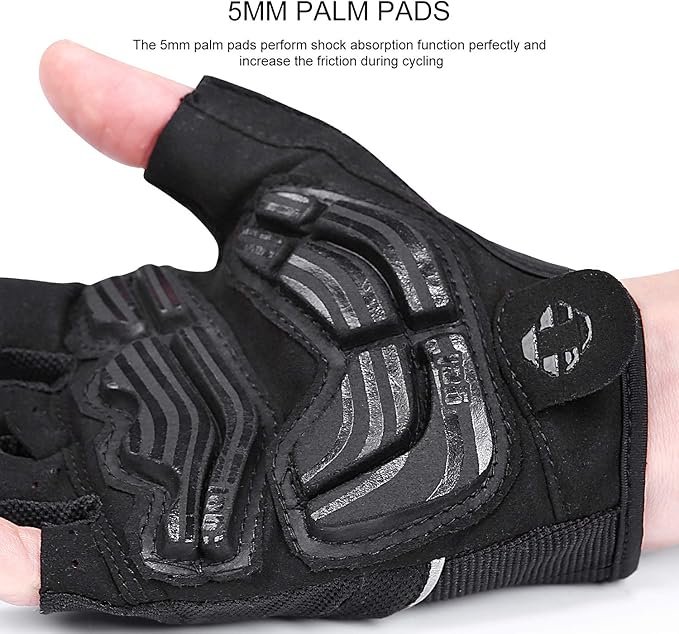 INBIKE 5mm Padded Half Finger Bike Bicycle Cycling Gloves-FlexoryFit