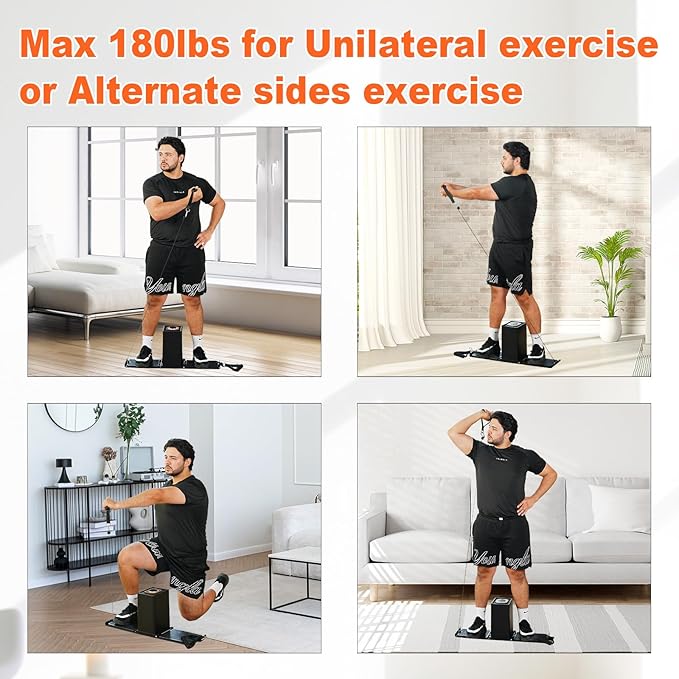 SR3 Smart Home Gym,Portable & Foldable Strength Training Cube Machine for Full Body Workouts,All-in-One Resistance Training Fitness Equipment for Home Use