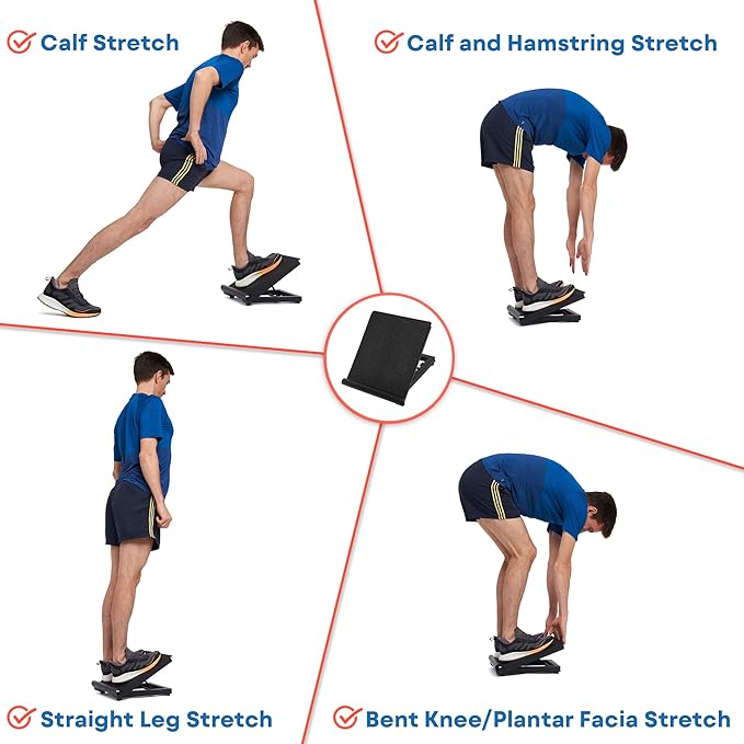 Stretching Strap with Loops - Non Elastic Stretch Band for Physical Therapy, Yoga Strap for Stretching Equipment, Stretch Bands for Exercise and Flexibility - Fascia, Hamstring & Leg Stretcher Belt-FlexoryFit