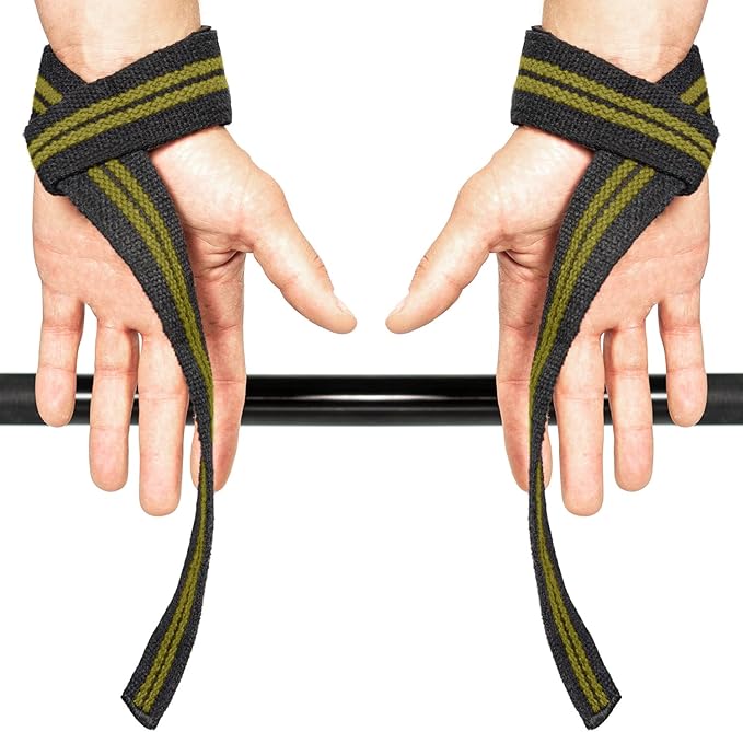 Lifting Wrist Straps for Weightlifting (1 Pair) – Padded Lifting Straps for Deadlifts, Powerlifting, Strength Training & Bodybuilding – Gym Straps for Men & Women-FlexoryFit