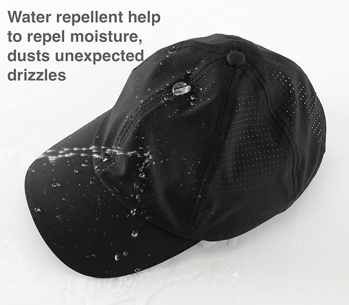 Home Prefer Reflective Water Repellent Quick Dry Airy UPF50+ Sun Hat for Men Women Outdoor Sports Baseball Caps Unisex-FlexoryFit