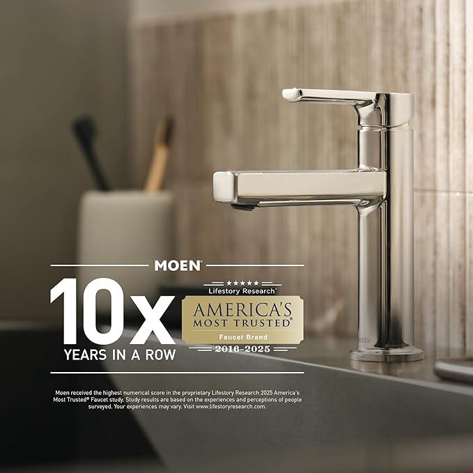 Moen Engage Chrome Magnetix Six-Function 5.5-Inch Wide Handheld Shower Head with Hose and Magnetic Docking System, 26112