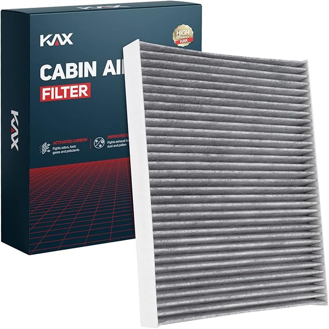 KAX Cabin Air Filter, CF10138 Replacement for Highlander 2001-2007 RX300 1999-2003 IS300 2001-2005 w/Activated Carbon Passenger Compartment Air Filter