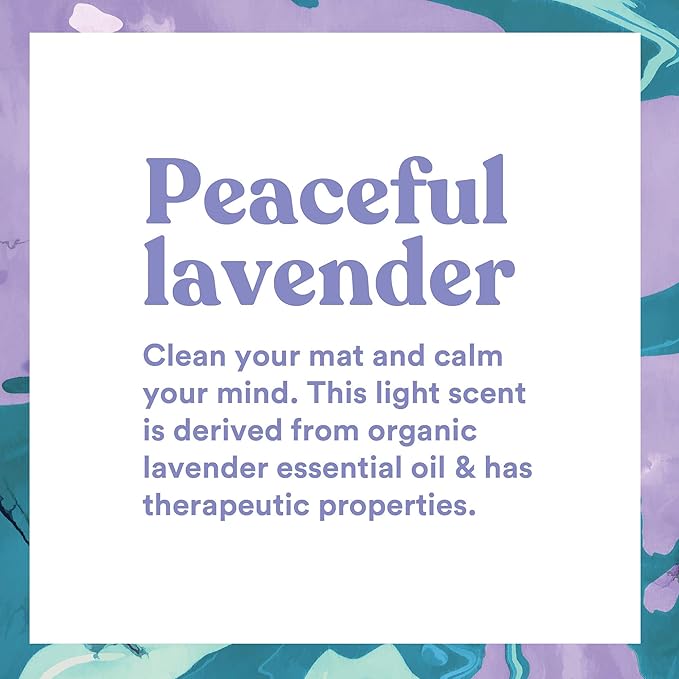 ASUTRA Yoga Mat Cleaner Spray Refill (Peaceful Lavender), 16 fl oz - Organic Essential Oils, No Slippery Residue, Deep-Cleansing for Fitness Gear & Gym Equipment-FlexoryFit