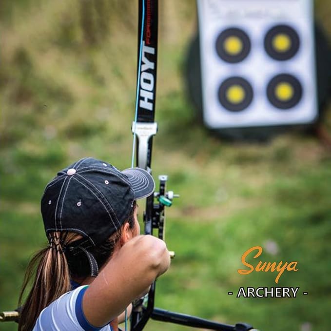 SUNYA X510 Field & Competition Hip Arrow Quiver | 3-Slot Noise-Free Archery Quiver with Sturdy Storage System (42x18cm)